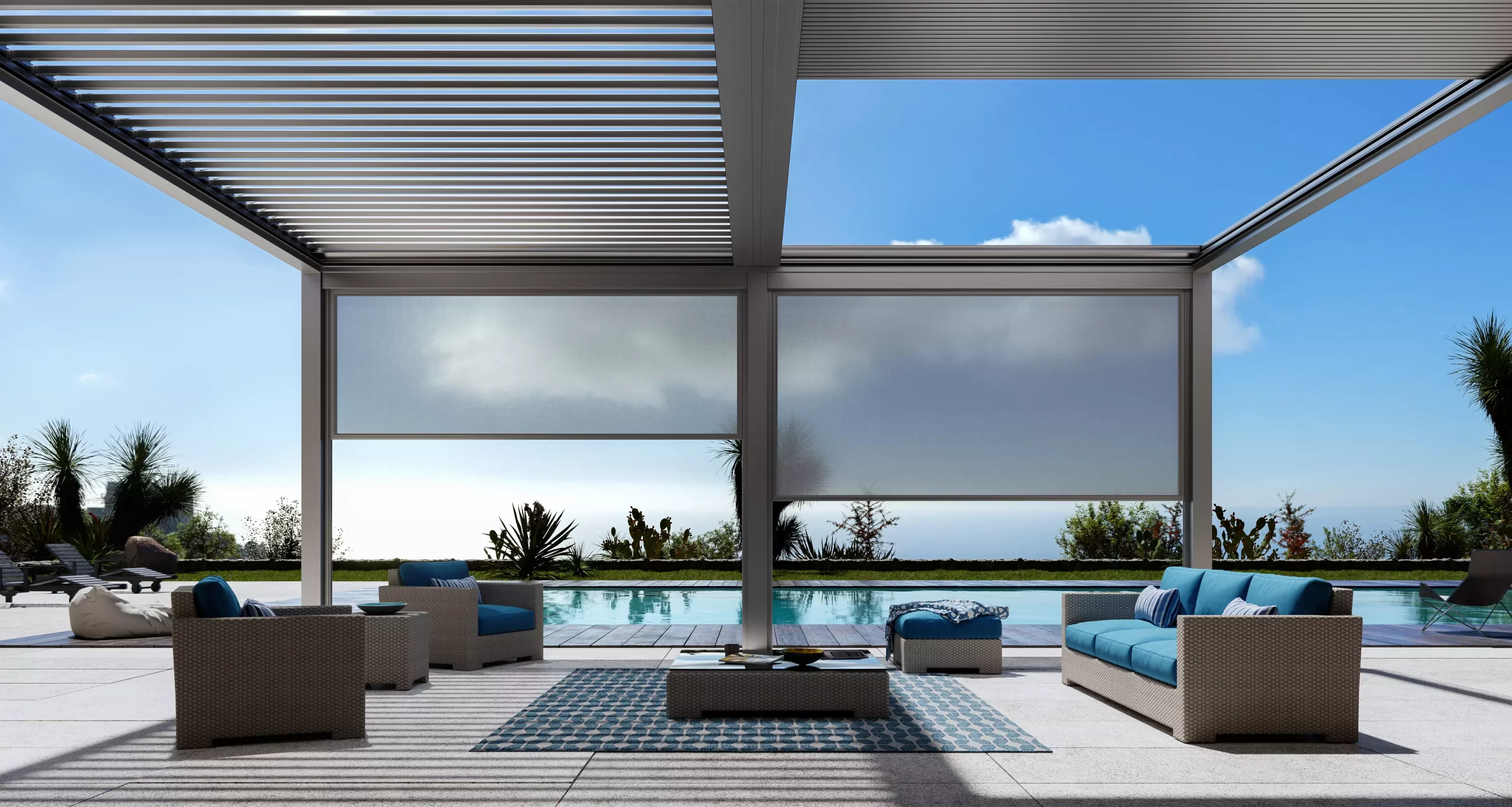 Louvered Roof