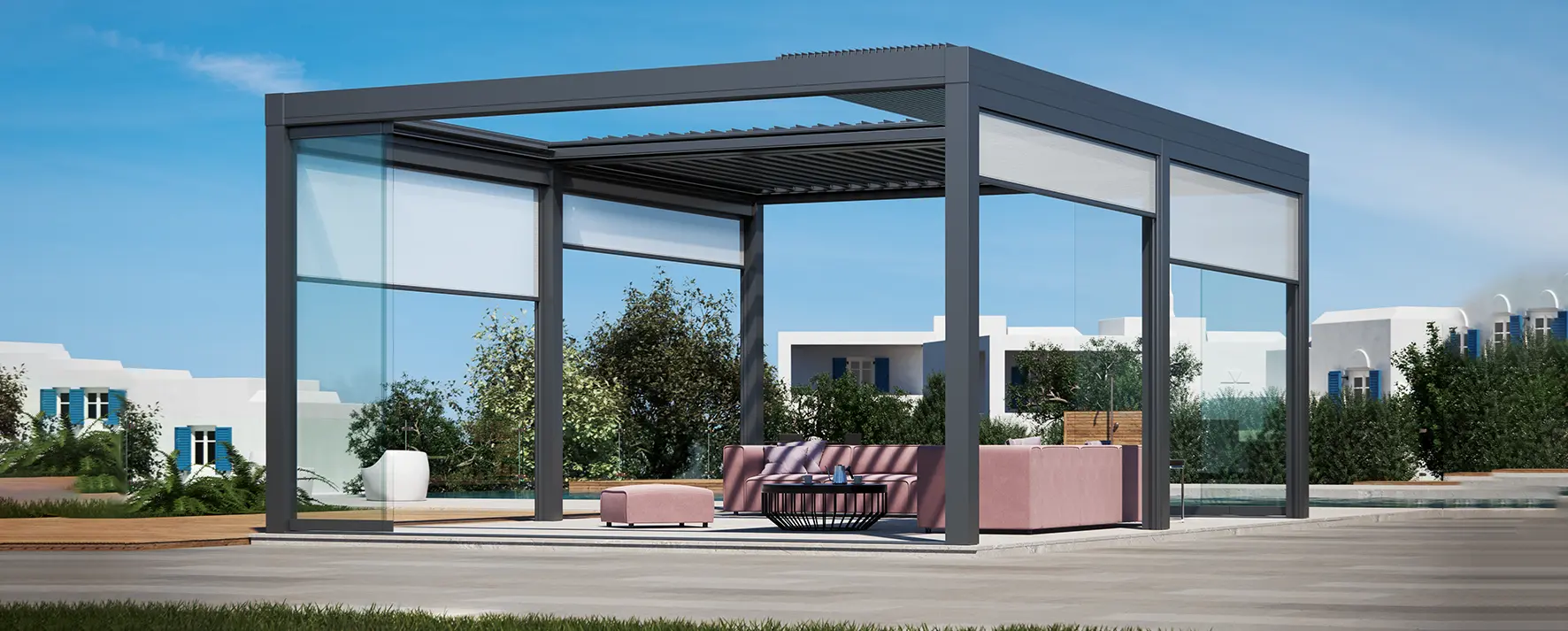Louvered Roof